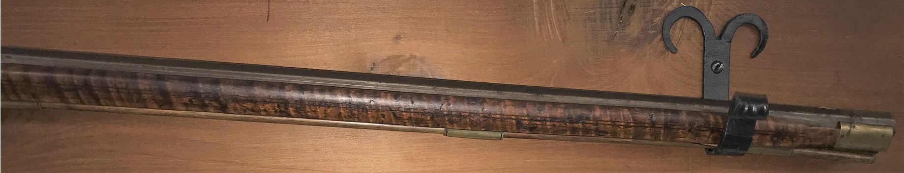  The forend of the Dormayer-style muzzle loading rifle.