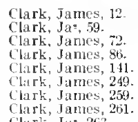The 1790 Pennsylvania census shows that there was more than one individual named James Clark living in the state.