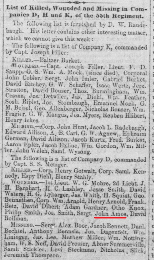 John Amos, Jr. was wounded during his Army service. 