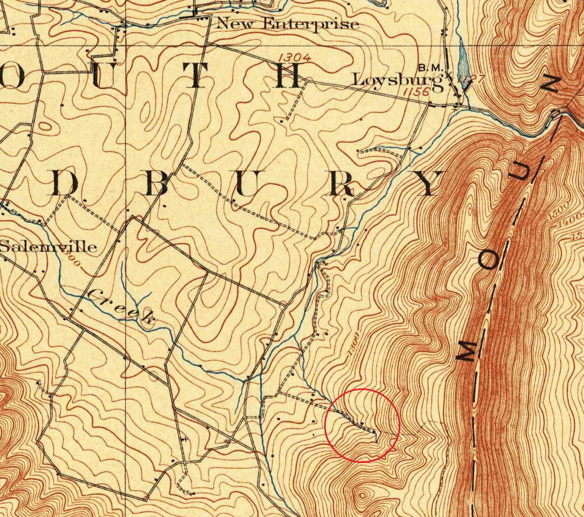 The location of the John Henry farm.