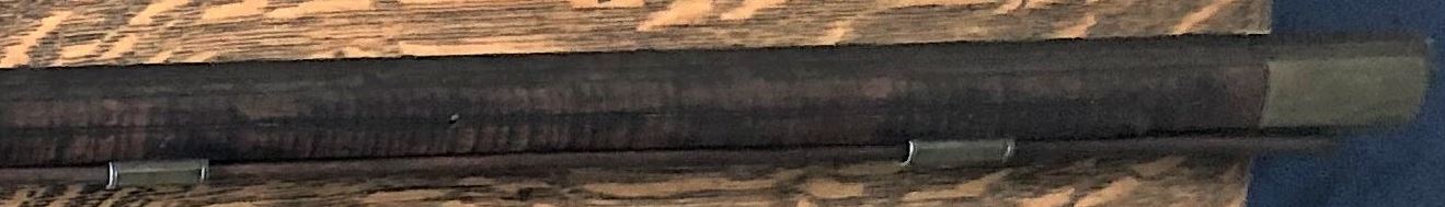 This photo of a Lepley rifle shows the ramrod thimbles and the nose cap.