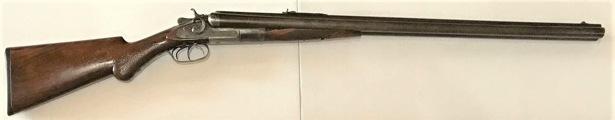 A combination gun built by gun designer Samuel Leach.