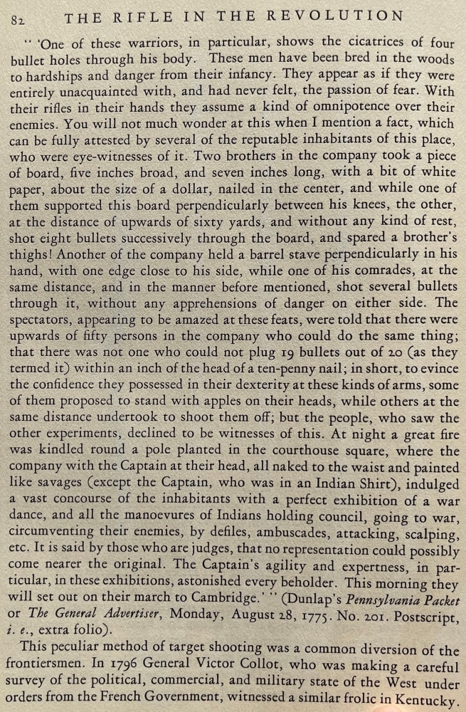 A second description of Cresap's Maryland Rifle Company.