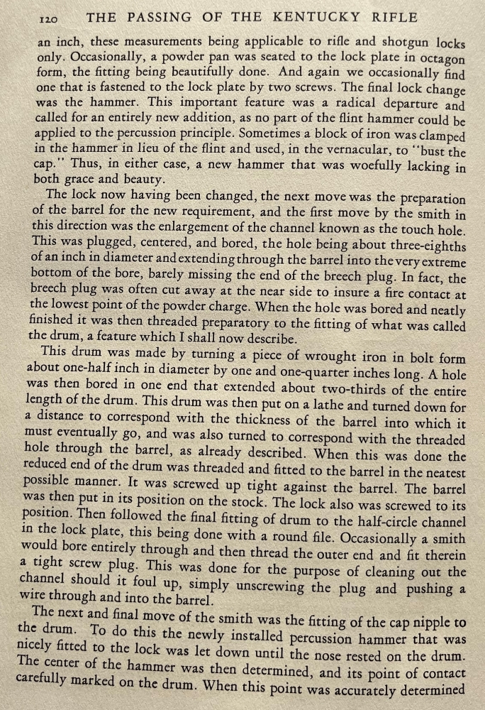 A discussion of the percussion conversion process.