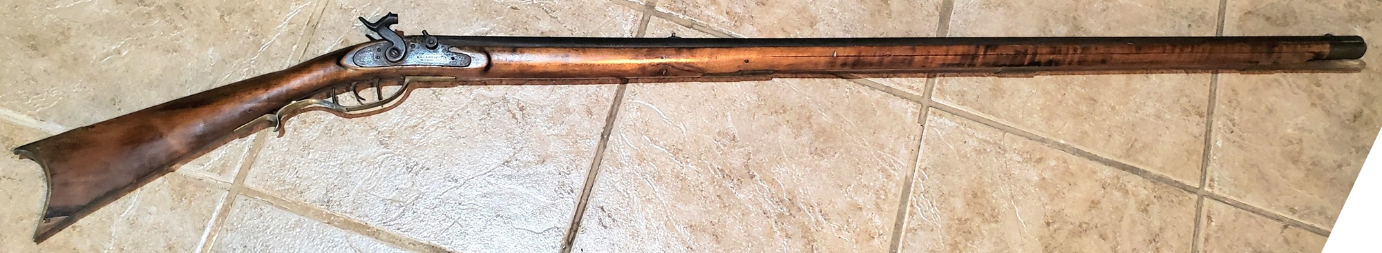 A view of the entire right-hand side of the shotgun.