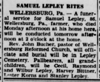 November 12, 1947 newspaper clipping.