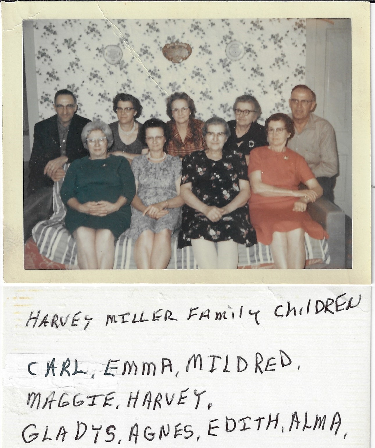 Harvey Miller family children.