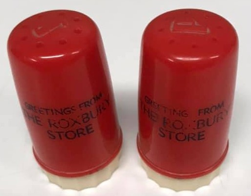 Salt and Pepper shakers from the Roxbury store.