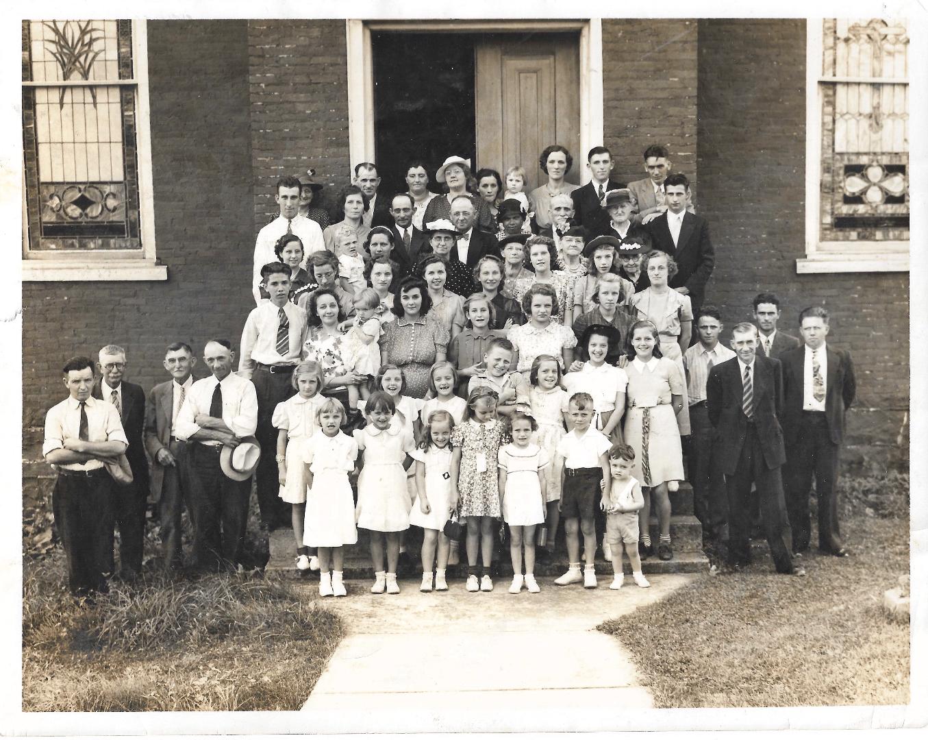 Group photo at Wellersburg Zion Church