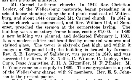 White Oak church history