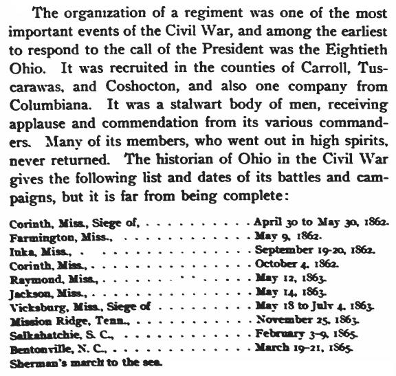 regimental background