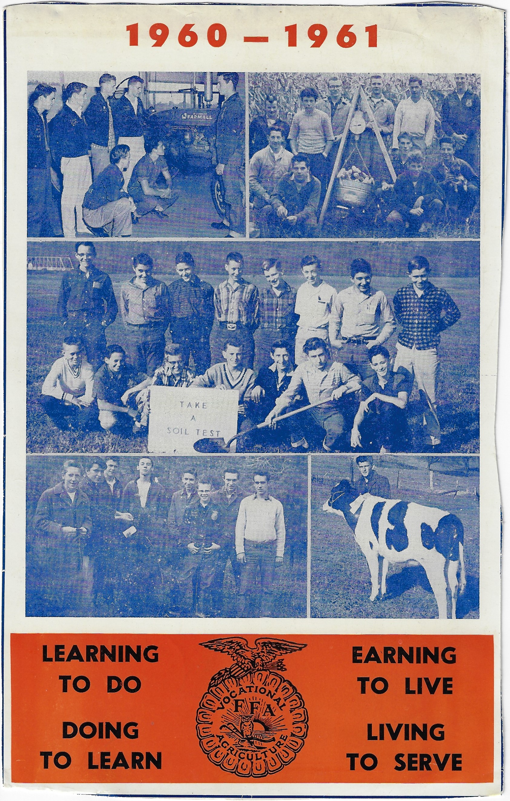 1960-1961 Meyersdale FFA photo.