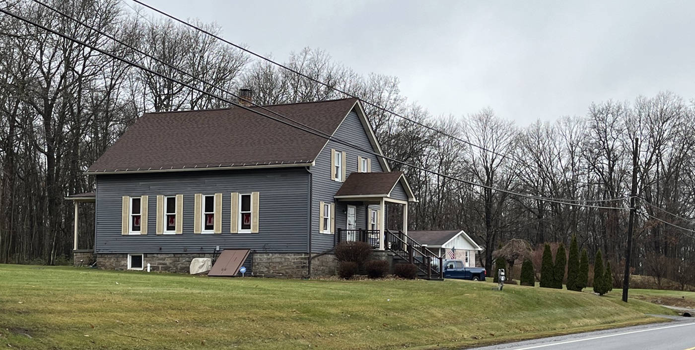 Photograph of the Plank Road School.
