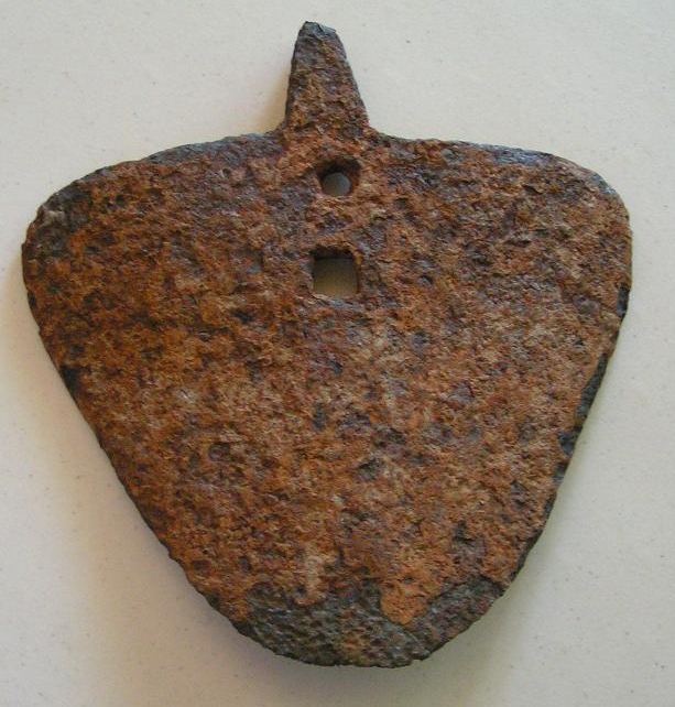 Shovel plow blade found on the former Alonzo Lepley farm in 2008