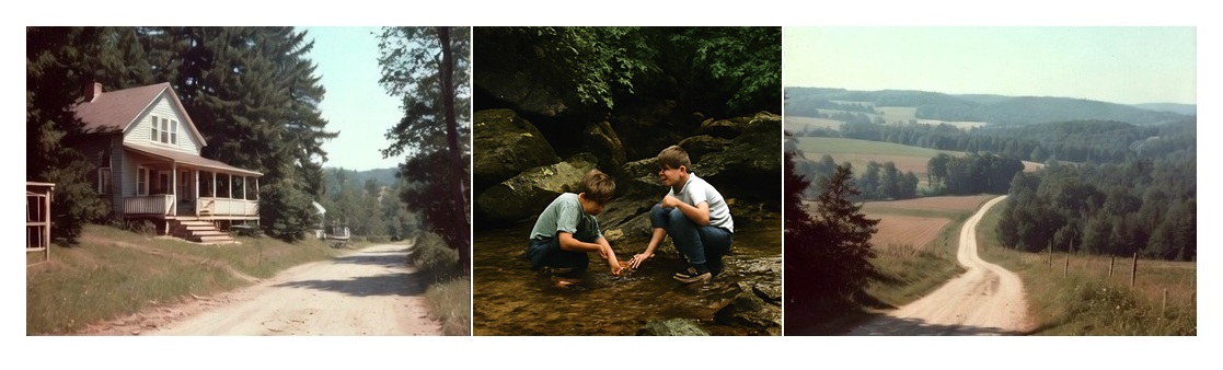 Advertisement for a book about growing up as a rural Baby Boomer.