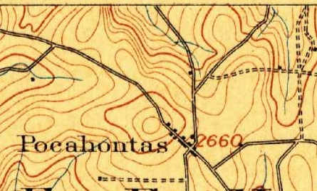 1908 map